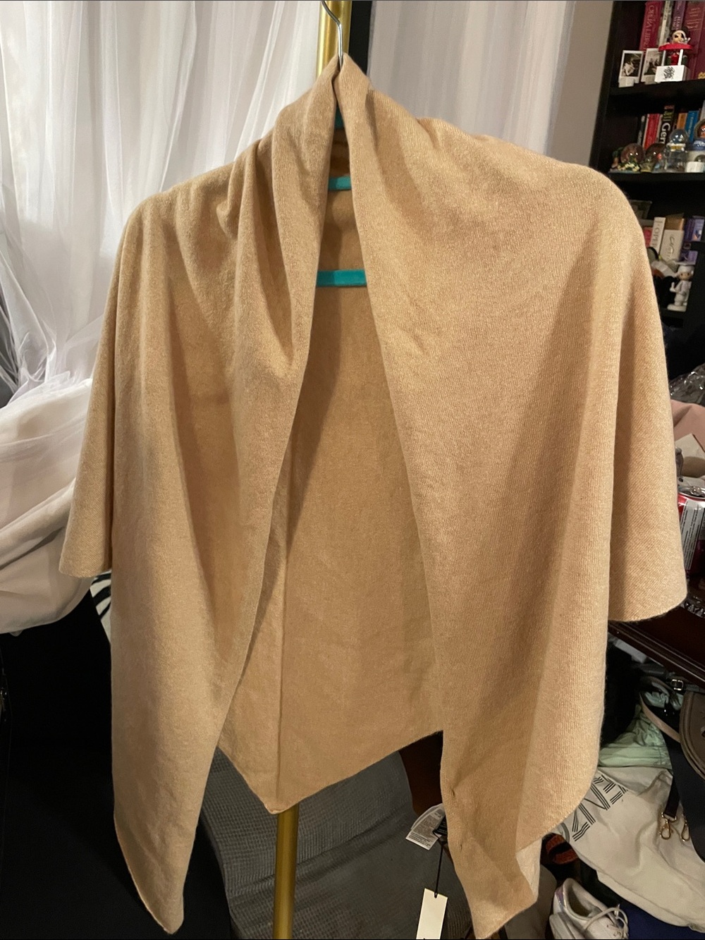 Banana Republic NEW Chashmere Open-Front Draped Cape